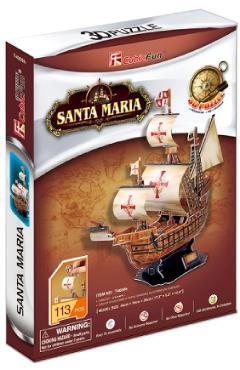 Puzzle 3D 113 piese. Nava Santa Maria