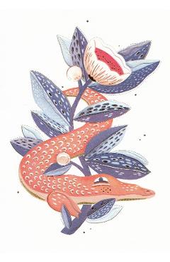Felicitare: Soparla si floare