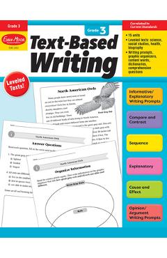 Text-Based Writing, Grade 3 - Evan-moor Corporation