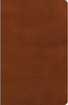 NASB Large Print Personal Size Reference Bible, Burnt Sienna Leathertouch, Indexed - Holman Bible Publishers