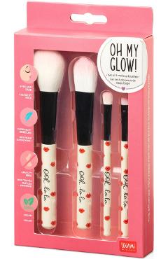 Set 4 pensule de machiaj: Oh My Glow. Lips