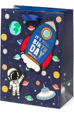 Punga pentru cadouri: Space. Mare