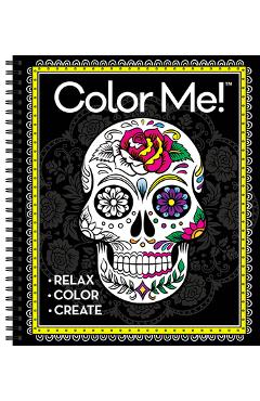 Color Me! Adult Coloring Book (Skull Cover - Includes a Variety of Images) - New Seasons