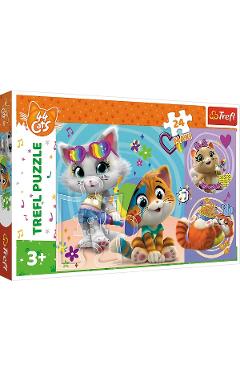 Puzzle 24 maxi. Pisici fericite