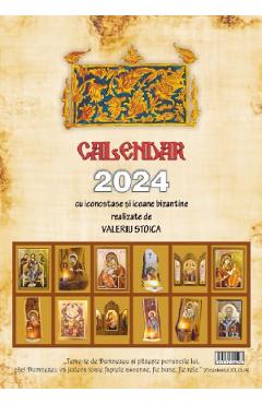 Calendar 2024: Iconostase si icoane bizantine