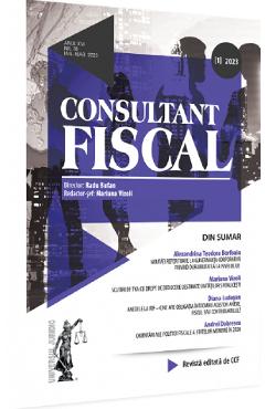 Revista consultant fiscal Nr.1/2023 Ianuarie-Martie