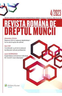 Revista romana de Dreptul Muncii Nr.4/2023