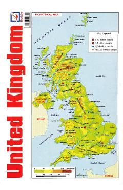 United Kingdom - Uk Physical Map - BOOKLET
