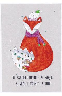 Carte postala: Vulpita. Il astept cuminte pe Mosu'
