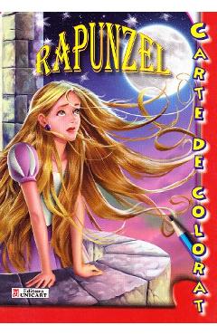 Rapunzel - carte de colorat