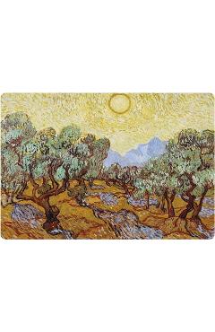 Suport pentru masa: Van Gogh. Oliviers avec ciel jaune