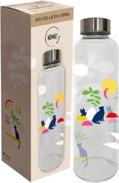 Sticla pentru apa: Chats Pop Blanc Coco