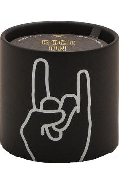Lumanare in suport ceramic: Rock On