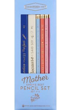 Set 6 creioane: Mother Knows Best