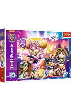 Puzzle 100. Paw Patrol. Cateii in actiune