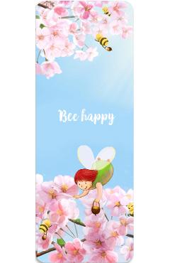 Semn de carte: Bee happy