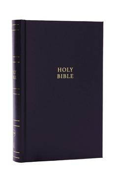 NKJV Personal Size Large Print Bible with 43,000 Cross References, Black Hardcover, Red Letter, Comfort Print - Thomas Nelson