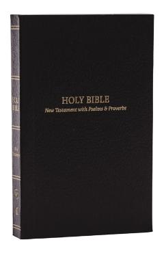 Kjv, Pocket New Testament with Psalms and Proverbs, Black Softcover, Red Letter, Comfort Print - Thomas Nelson