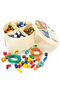 Margele din lemn in cutie 600 buc