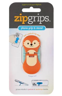 Suport pentru telefon: ZipGrips. Vulpe
