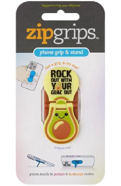Suport pentru telefon: ZipGrips. Avocado