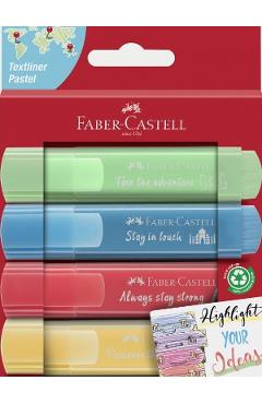 Set 4 Evidentiatoare Textmarker Pastel