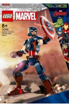 Lego Super Heroes. Figurina de constructie Captain America