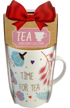 Set ceai o aroma + cana. Time for Tea. Ribbon