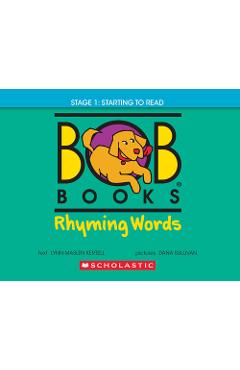 Bob Books - Rhyming Words Hardcover Bind-Up Phonics, Ages 4 and Up, Kindergarten (Stage 1: Starting to Read) - Lynn Maslen Kertell