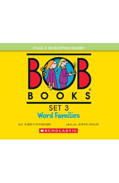 Bob Books - Word Families Hardcover Bind-Up Phonics, Ages 4 and Up, Kindergarten, First Grade (Stage 3: Developing Reader) - Bobby Lynn Maslen