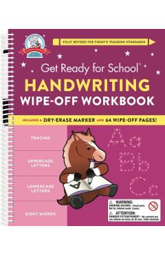 Get Ready for School: Handwriting Wipe-Off Workbook - Heather Stella