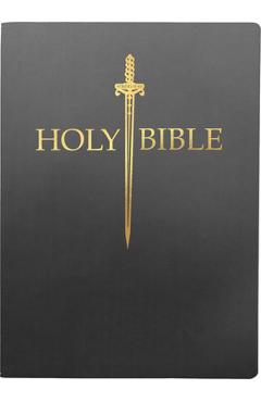 KJV Sword Bible, Large Print, Black Ultrasoft: (Red Letter, 1611 Version) - Whitaker House