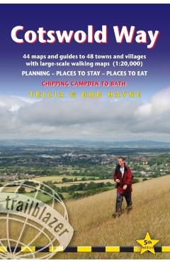Cotswold Way: British Walking Guide: Planning, Places to Stay, Places to Eat; Includes 44 Large-Scale Walking Maps - Tricia Hayne