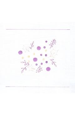 Felicitare handmade: Decor vegetal