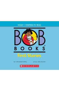 Bob Books - First Stories Hardcover Bind-Up Phonics, Ages 4 and Up, Kindergarten (Stage 1: Starting to Read) - Lynn Maslen Kertell