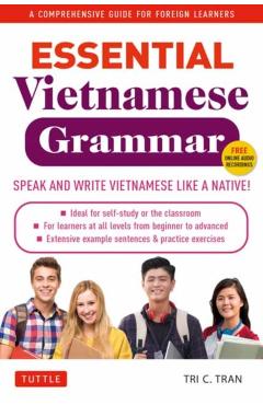 Essential Vietnamese Grammar: A Comprehensive Guide for Foreign Learners (Free Online Audio Recordings) - Tri C. Tran