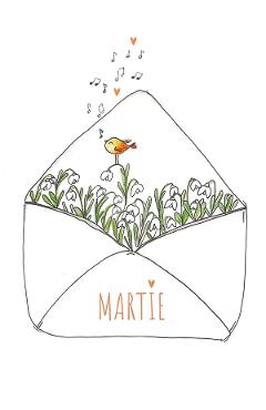 Carte postala: Martie in plic