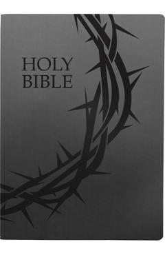 KJV Holy Bible, Crown of Thorns Design, Large Print, Black Ultrasoft: (Red Letter, 1611 Version) - Whitaker House
