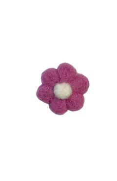 Brosa: Floare din lana