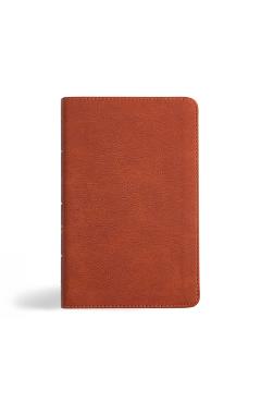 NASB Personal Size Bible, Burnt Sienna Leathertouch - Holman Bible Publishers