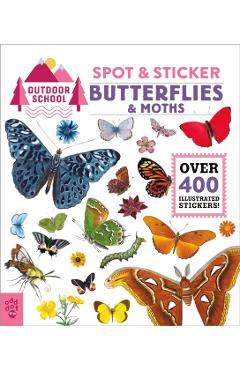 Outdoor School: Spot & Sticker Butterflies & Moths - Odd Dot