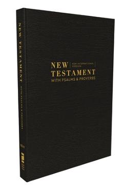 Niv, New Testament with Psalms and Proverbs, Pocket-Sized, Paperback, Black, Comfort Print - Zondervan
