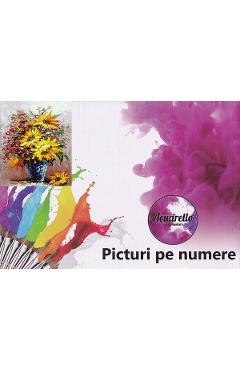 Pictura pe numere: Floarea soarelui