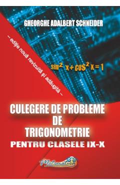 Culegere de probleme de trigonometrie - Clasele 9-10 - Gheorghe Adalbert Schneider
