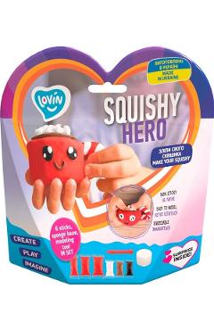 Set Air Clay pentru modelaj: Cupcao. Squishy Hero - 6 culori