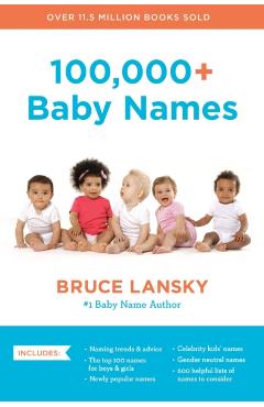 100,000+ Baby Names: The Most Helpful, Complete, and Up-To-Date Name Book - Bruce Lansky
