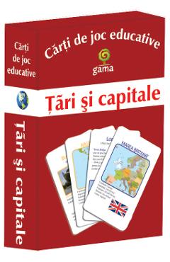 Tari si capitale - Carti de joc educative