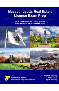Massachusetts Real Estate License Exam Prep: All-in-One Testing and Testing to Pass Massachusetts' PSI Real Estate Exam - Stephen Mettling