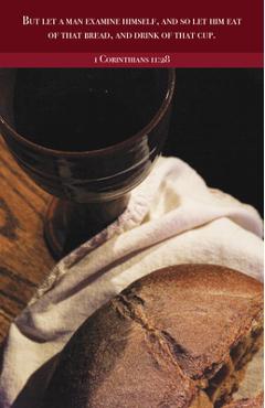 Communion Bulletin: Examine (Package of 100): 1 Corinthians 11:28 (Kjv) - Broadman Church Supplies Staff