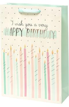 Punga pentru cadouri: Candles. Mare